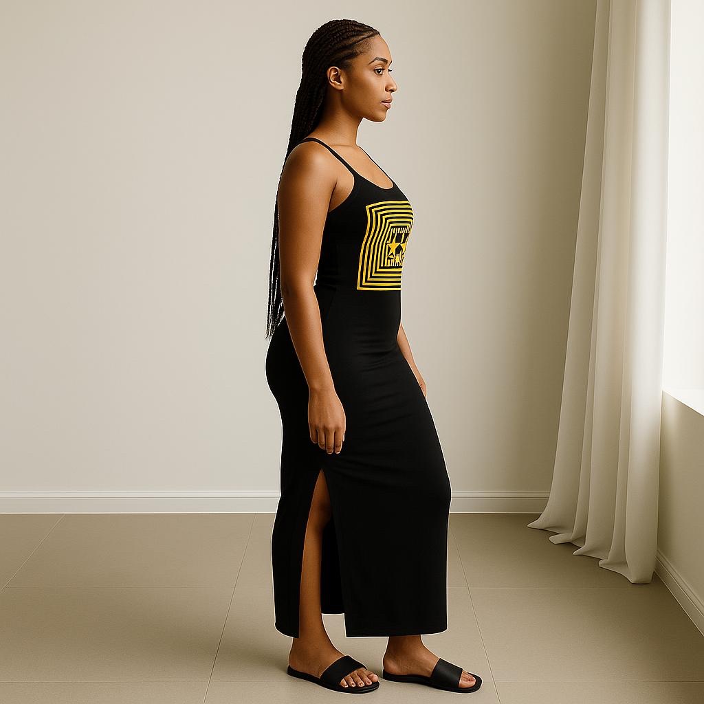 Robe coton + foulard – Image 3