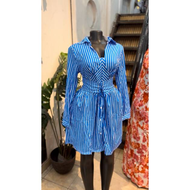 Robe corset chemisier